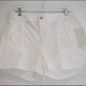 White Athleta shorts